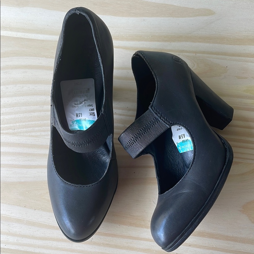 Born Black Heels Mary Jane Style - Picture 11 of 13
